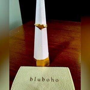 Bluboho heart ring - 14k gold- size 5